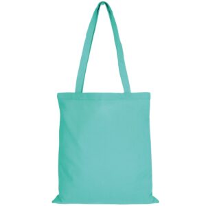 cotton:Tragetasche (lange Henkel), Farbe Mint