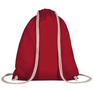 cotton:Turnbeutel, Farbe Dunkelrot