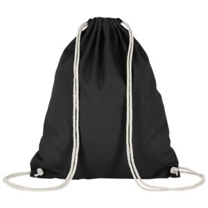 cotton:Turnbeutel, Farbe Schwarz