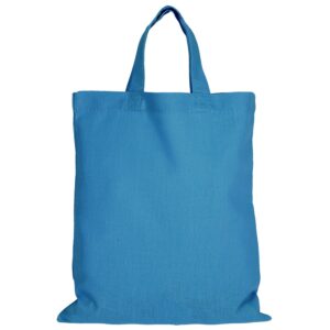 cotton:chemist bag, colour light blue