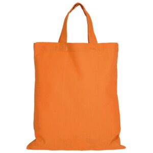 cotton:chemist bag, colour mandarin