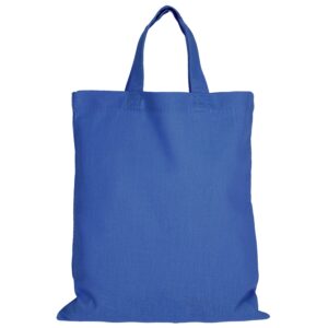 cotton:chemist bag, colour royal blue