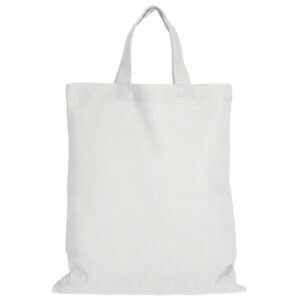 cotton:chemist bag, colour white