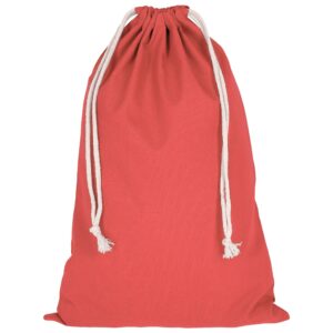 cotton:drawstring bag, colour salmon