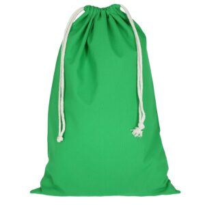 cotton:drawstring bag, colour may green