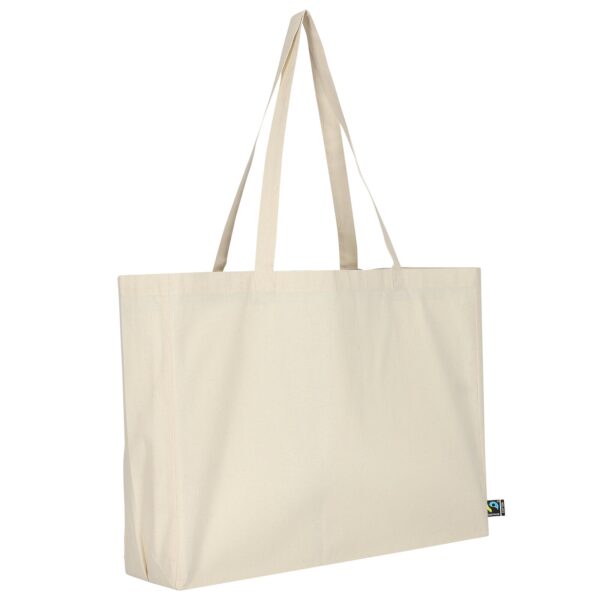 Cotton-Shopper aus Fairtrade-zertifizierter Baumwolle, Farbe Natur