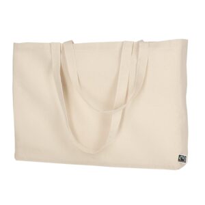 Cotton shopping bag made from Fairtrade-certified cotton – view 3