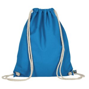 organic:fairtrade Turnbeutel, Farbe Hellblau
