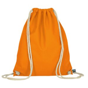 organic:fairtrade Turnbeutel, Farbe Mandarin