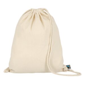 organic:fairtrade Turnbeutel, Farbe Natur