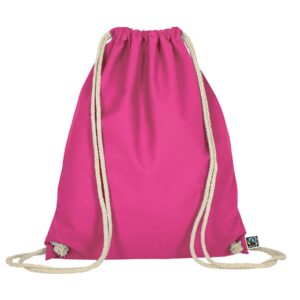 organic:fairtrade Turnbeutel, Farbe Pink