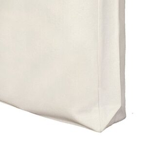Canvas-Tasche CLASSIC mit zwei langen Henkeln, Boden- und Seitenfalte - Ansicht 2