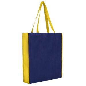 pp:City Bag 2, Farbe Dunkelblau/gelb