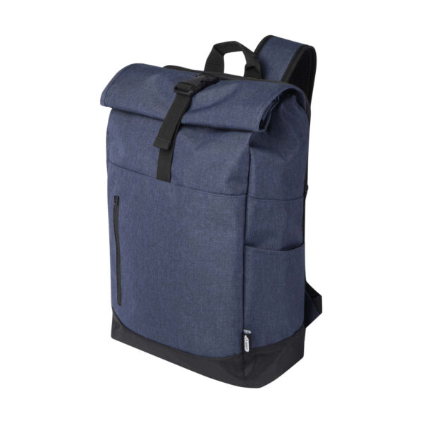 Libra 15.6" GRS recycled roll-top laptop backpack 12 L