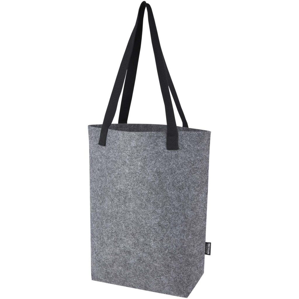 Felta Tragetasche aus GRS-recyceltem Filz mit breitem Boden 12 L
