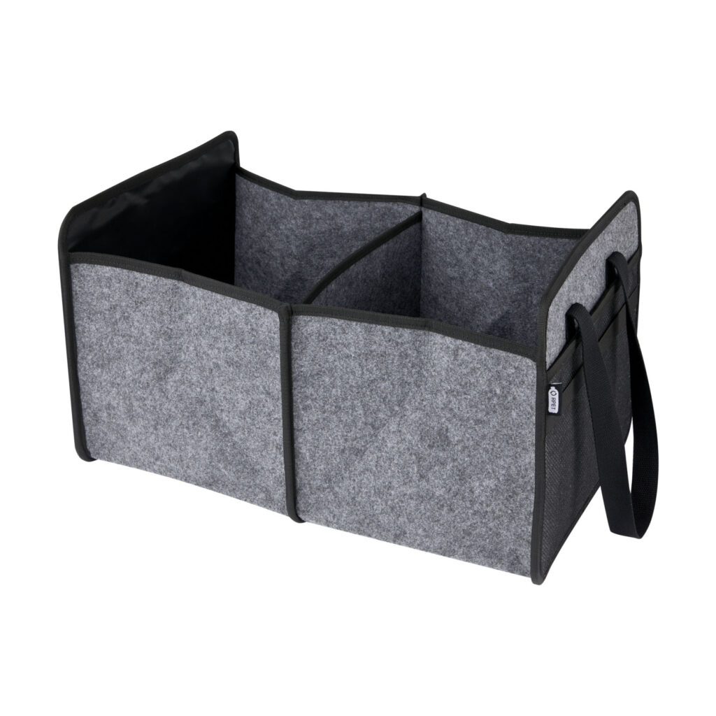 Felta foldable car organiser made of GRS recycled felt