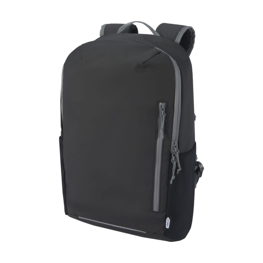Aqua water-repellent 15" laptop backpack made of GRS recycled material 21 L
