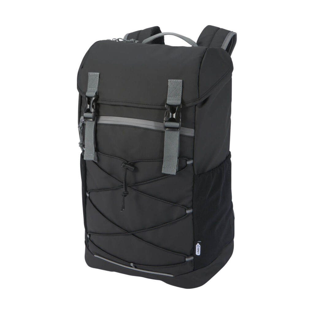 Aqua 15.6" GRS recycled water-repellent laptop backpack 23 L