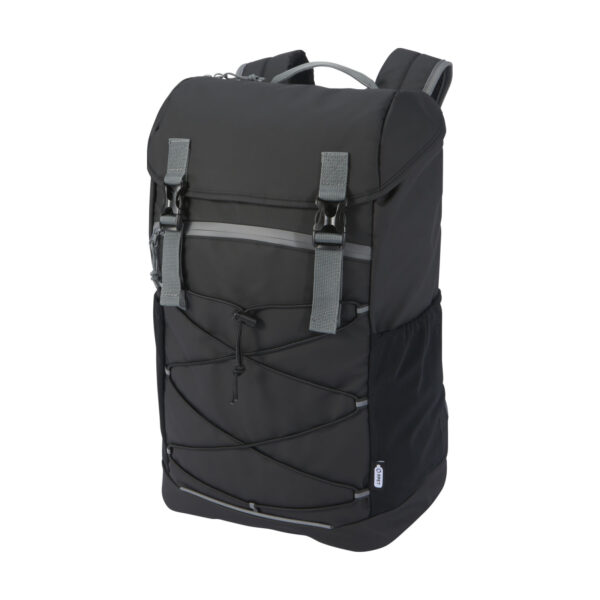 Aqua 15.6" GRS recycled water-repellent laptop backpack 23 L