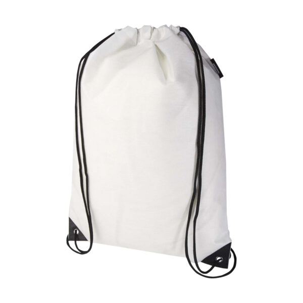 Evergreen drawstring bag made of recycled GRS non-woven 5 L