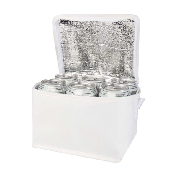 Spectrum 6-can cooler bag made of recycled GRS non-woven 4 L